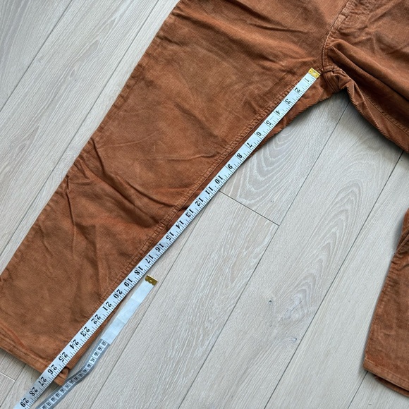 Everlane Baby Corduroy Cheeky Pants in Rust Women’s Size 30 - Picture 6 of 14